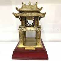 Khuê Văn Các Đế Gỗ Cao 23 cm